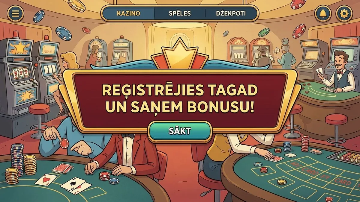 Reģistrācija ar bonusu