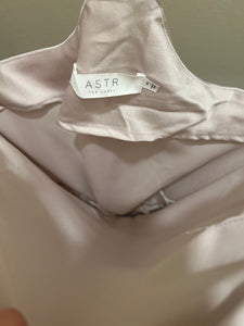 astr the label lavender satin bodysuit