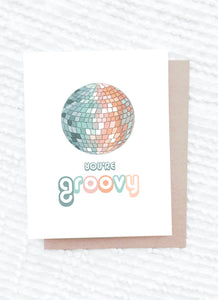 you're groovy card