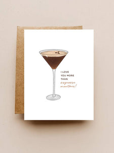 espresso martini card