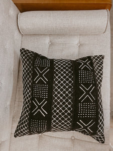 african mud cloth pillow cover
